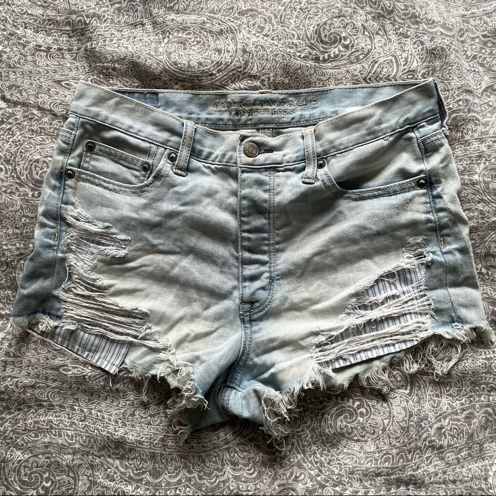 American Eagle Outfitters Distressed Jean Shorts